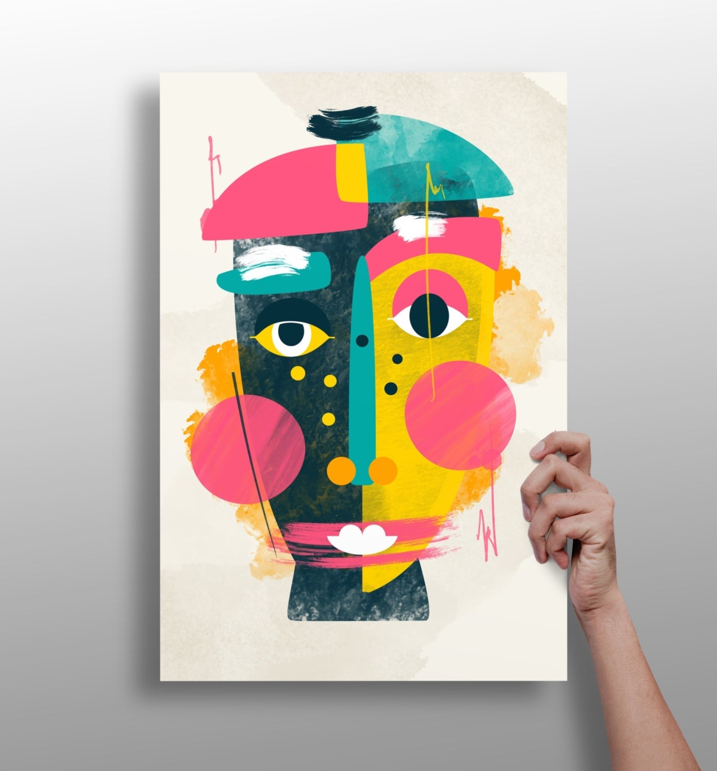 Contemporary Art V1 Aluminum Print-0