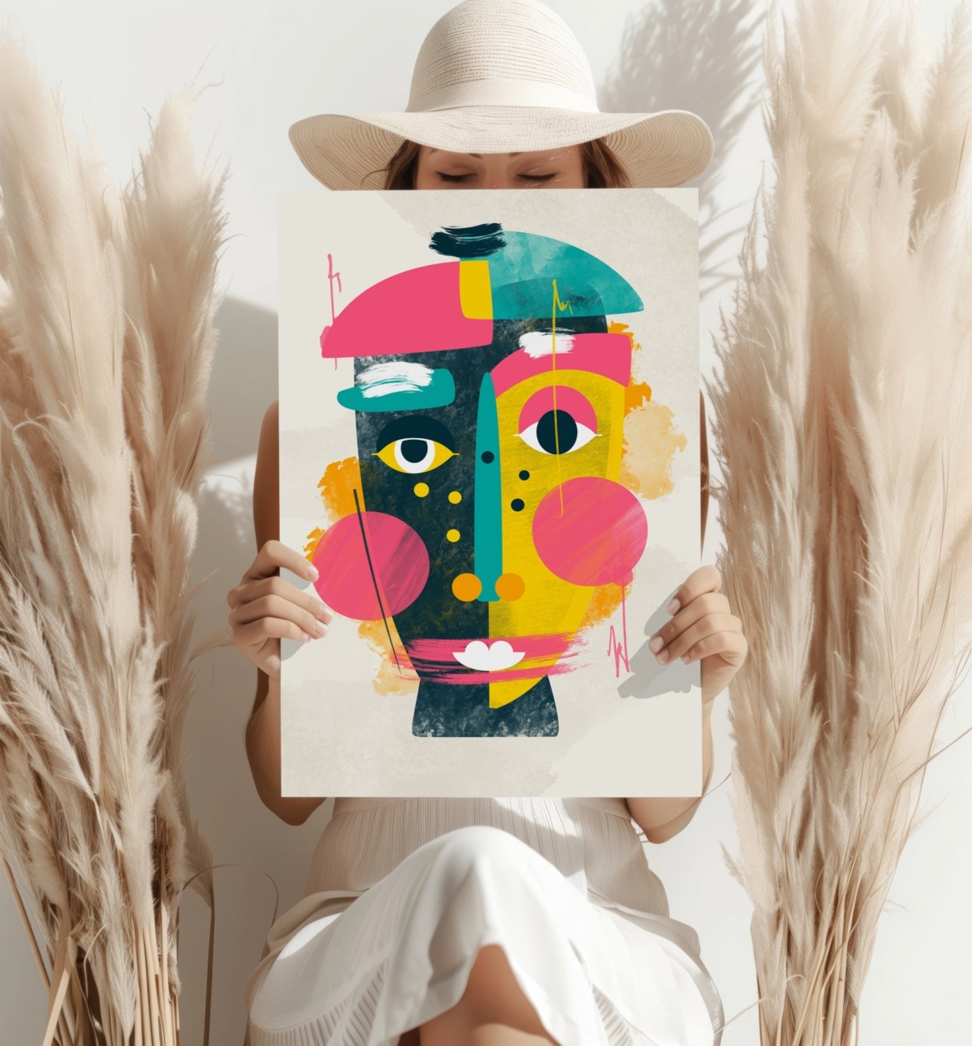 Contemporary Art V1 Aluminum Print-3
