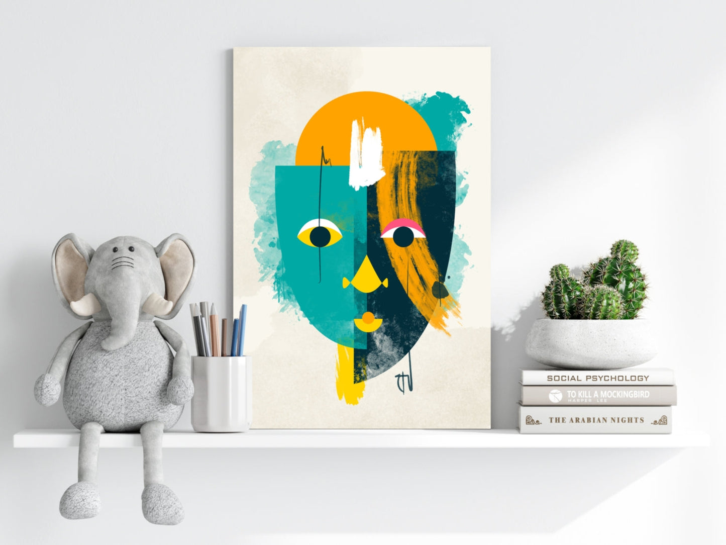 Contemporary Art V3 Aluminum Print
