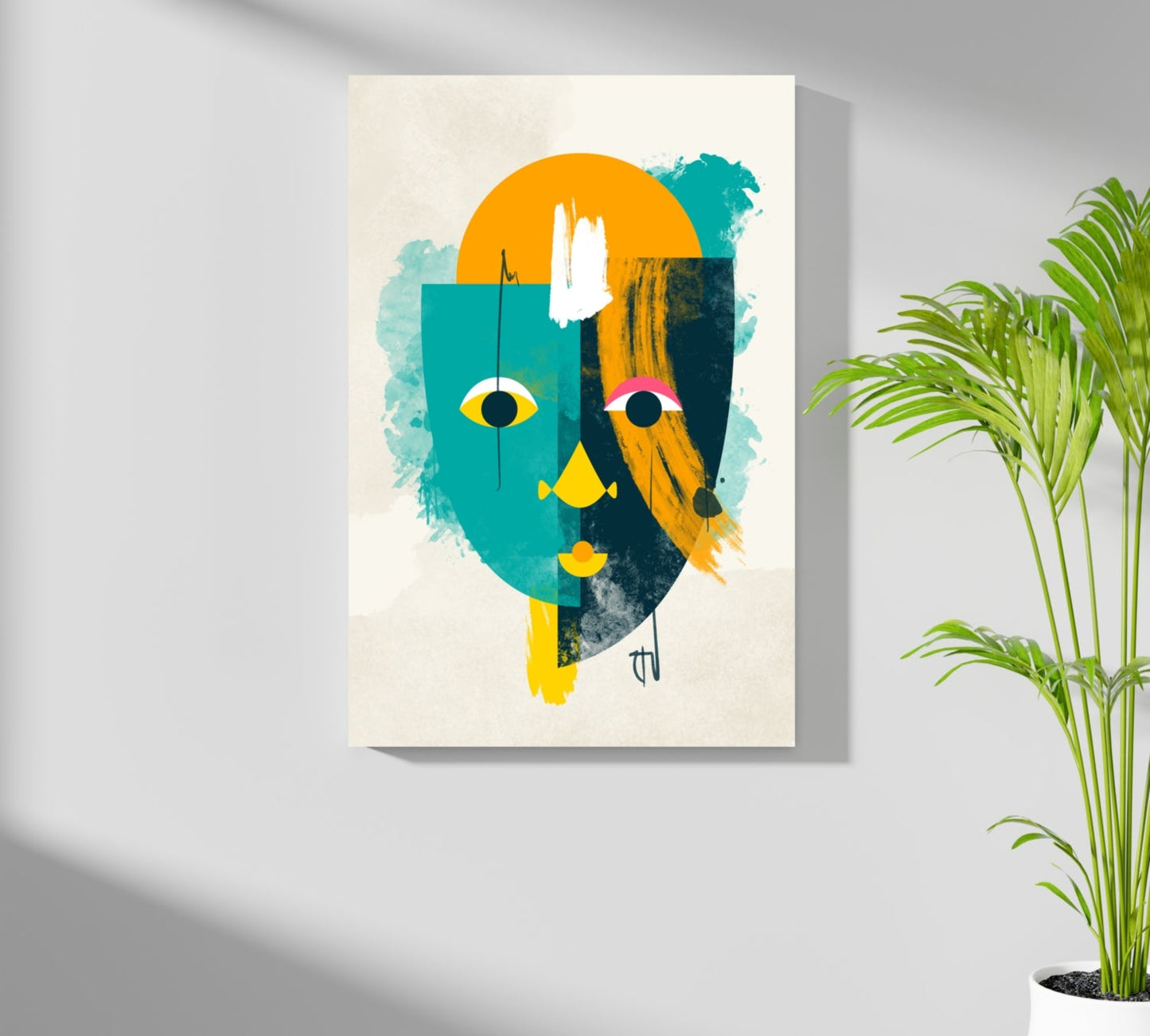 Contemporary Art V3 Aluminum Print
