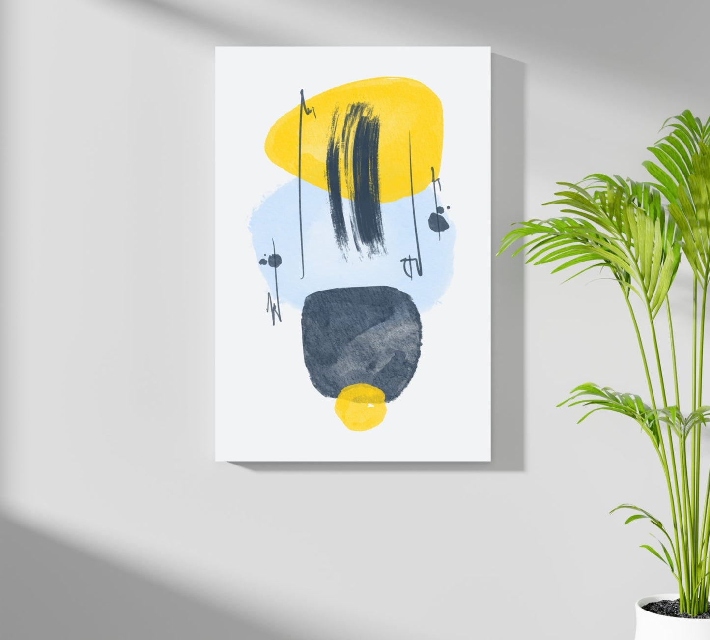 Line Art V11 Aluminum Print