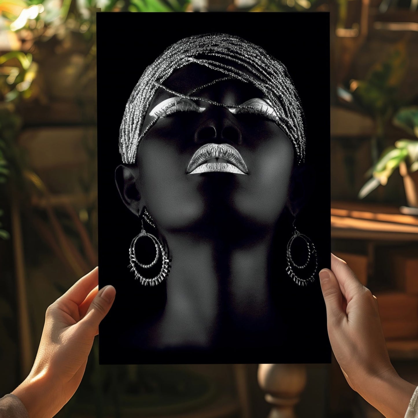 Woman Aluminum Print