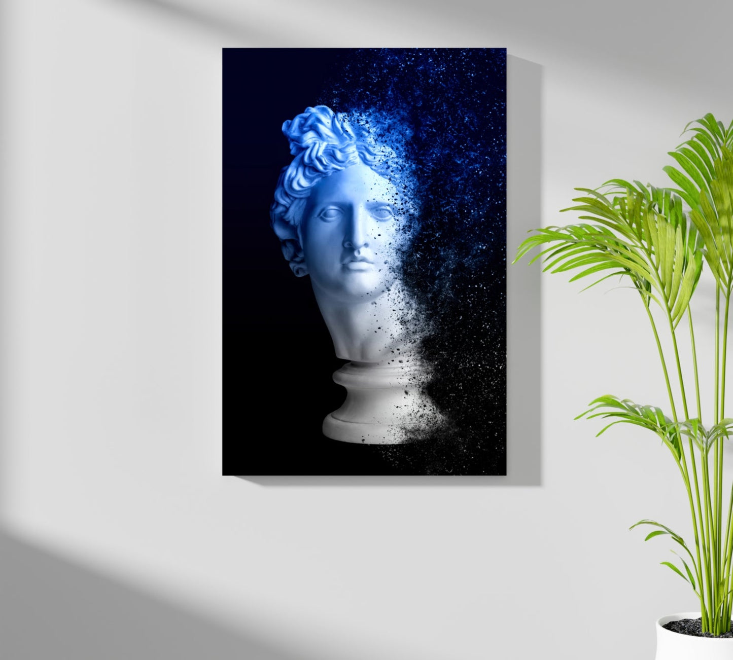Statue Head Contemporary Aluminum Print