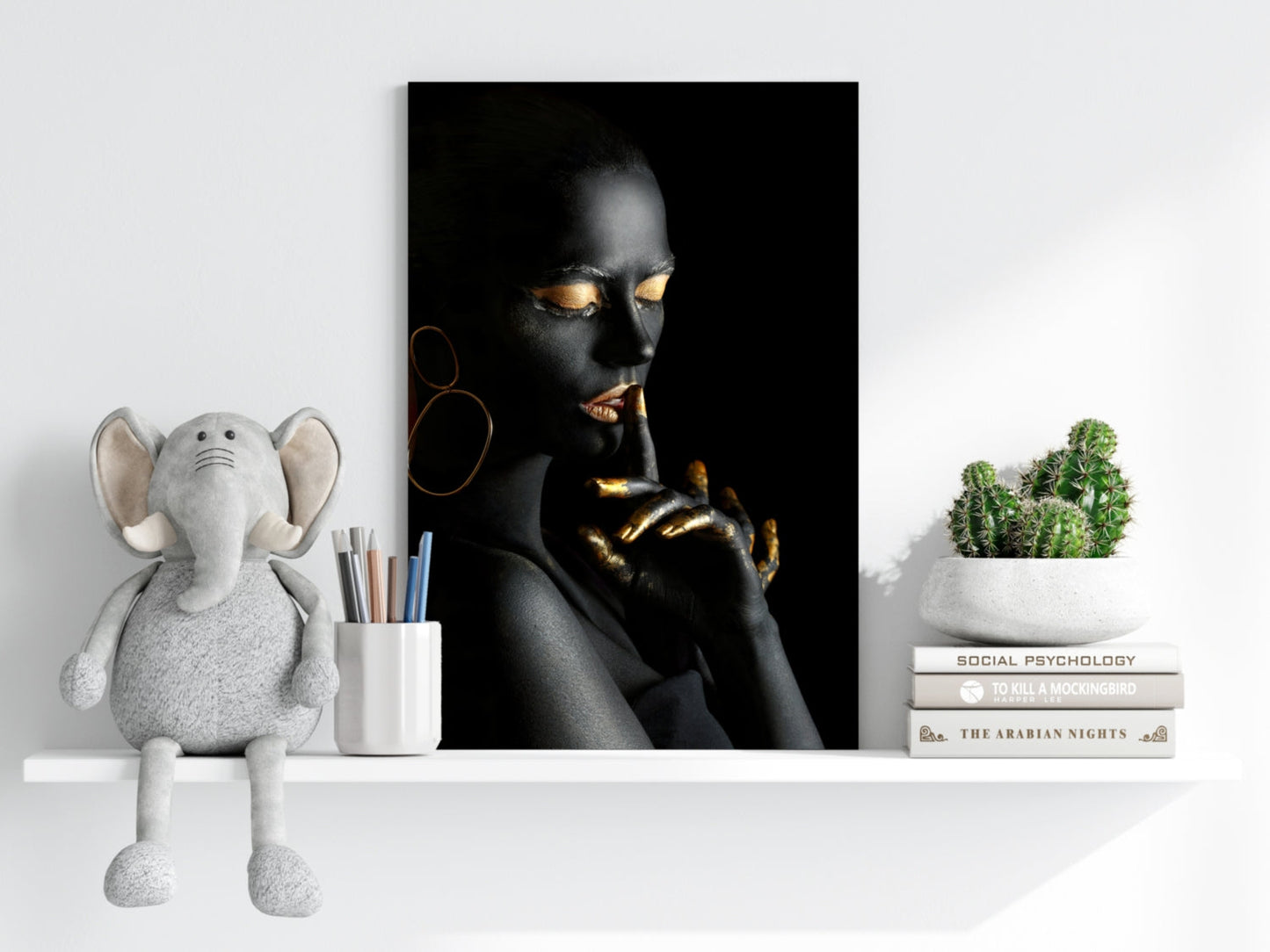 Woman Aluminum Print