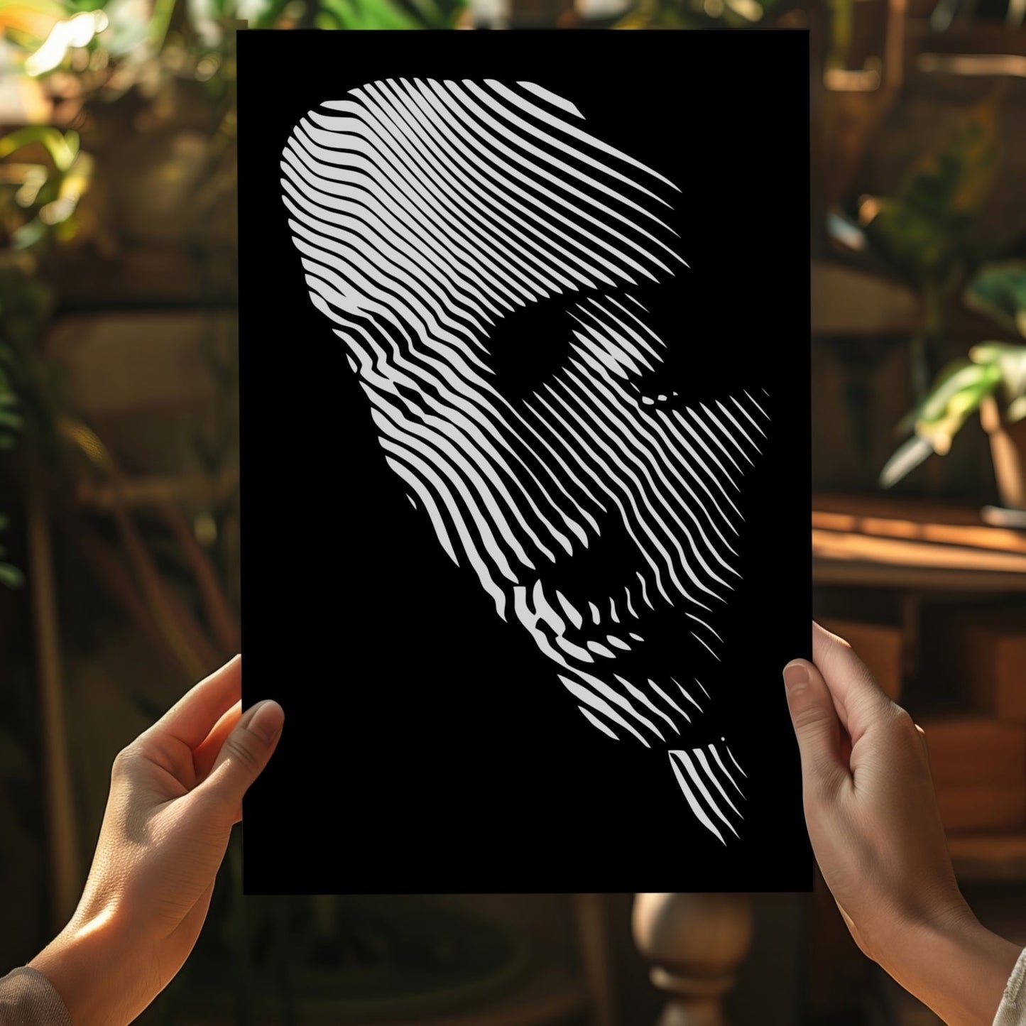 Abstract Statue Aluminum Print