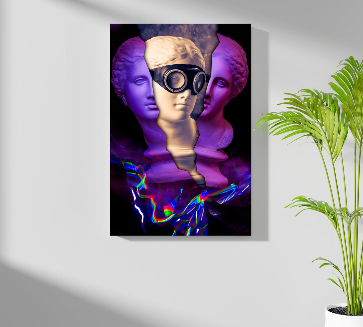 Contemporary Art Statue Aluminum Print