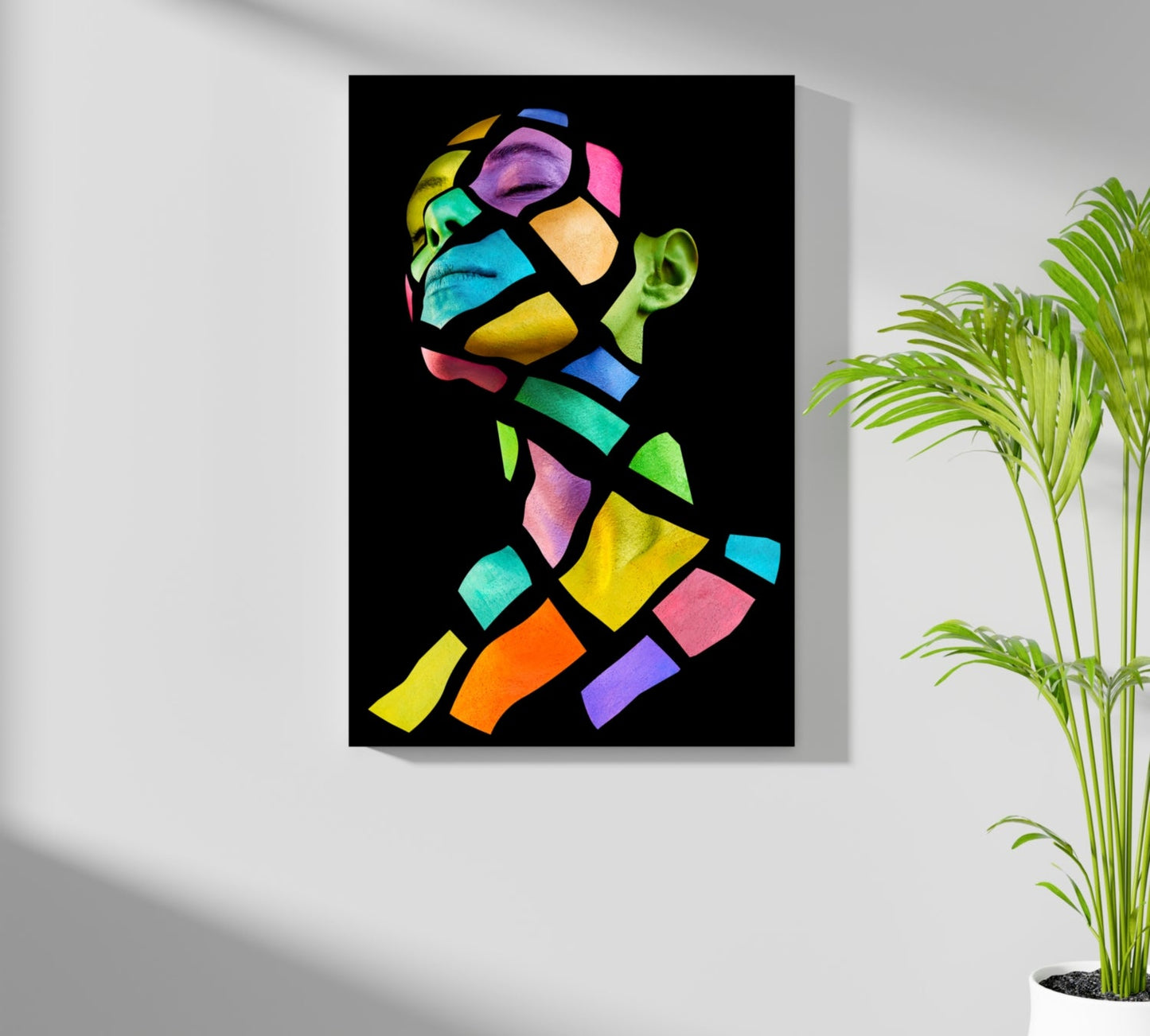Colorful Woman Aluminum Print