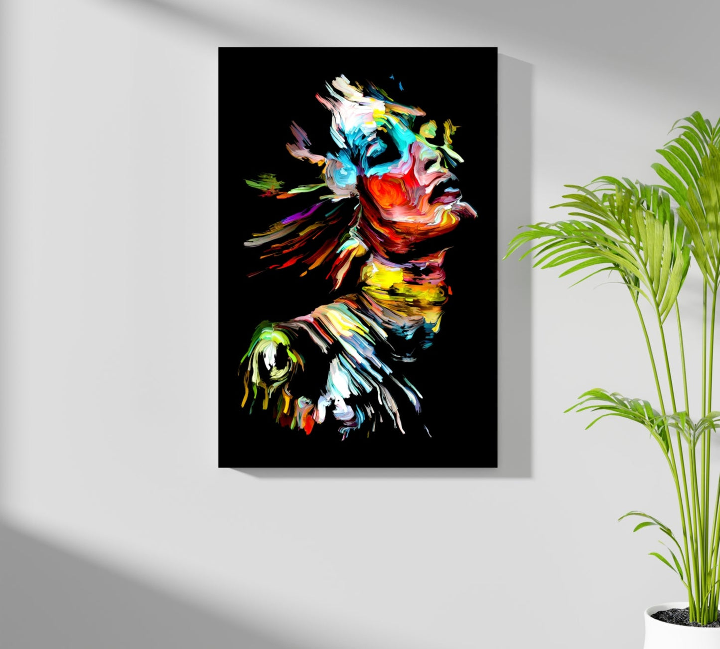 Colorful Portrait V2 Aluminum Print