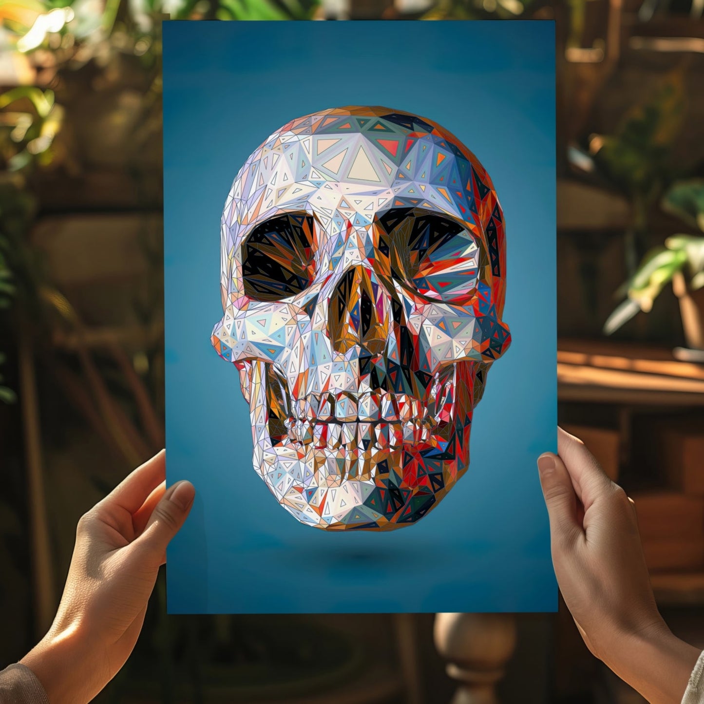 Skull Aluminum Print