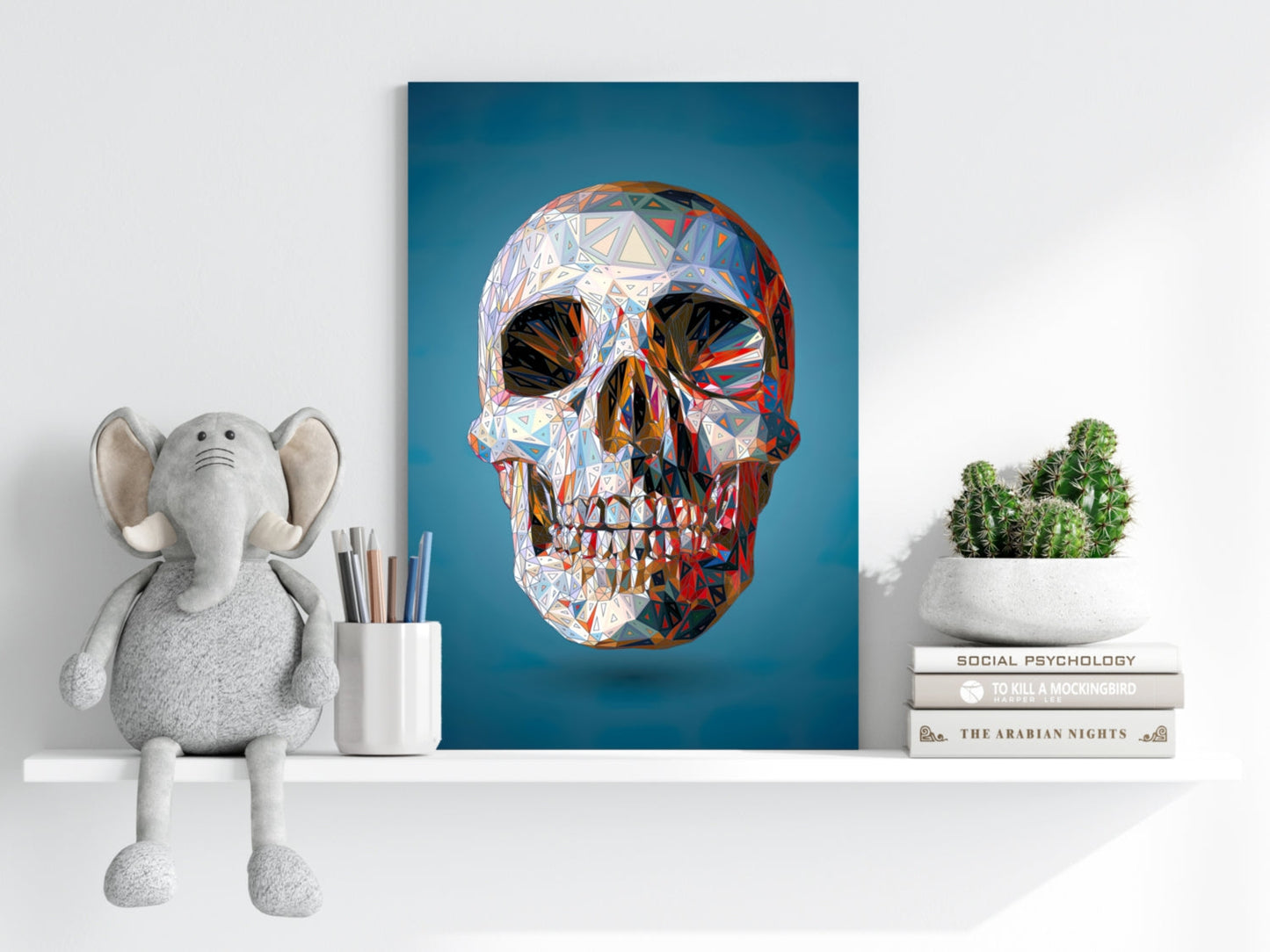 Skull Aluminum Print
