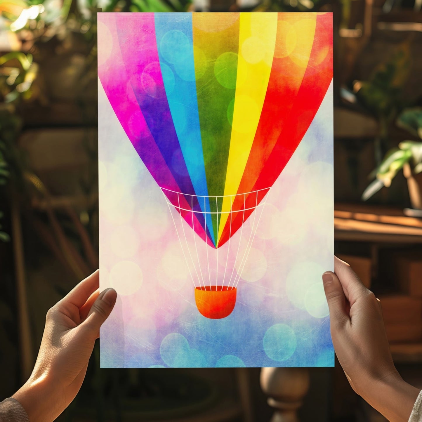 Air Balloon Aluminum Print