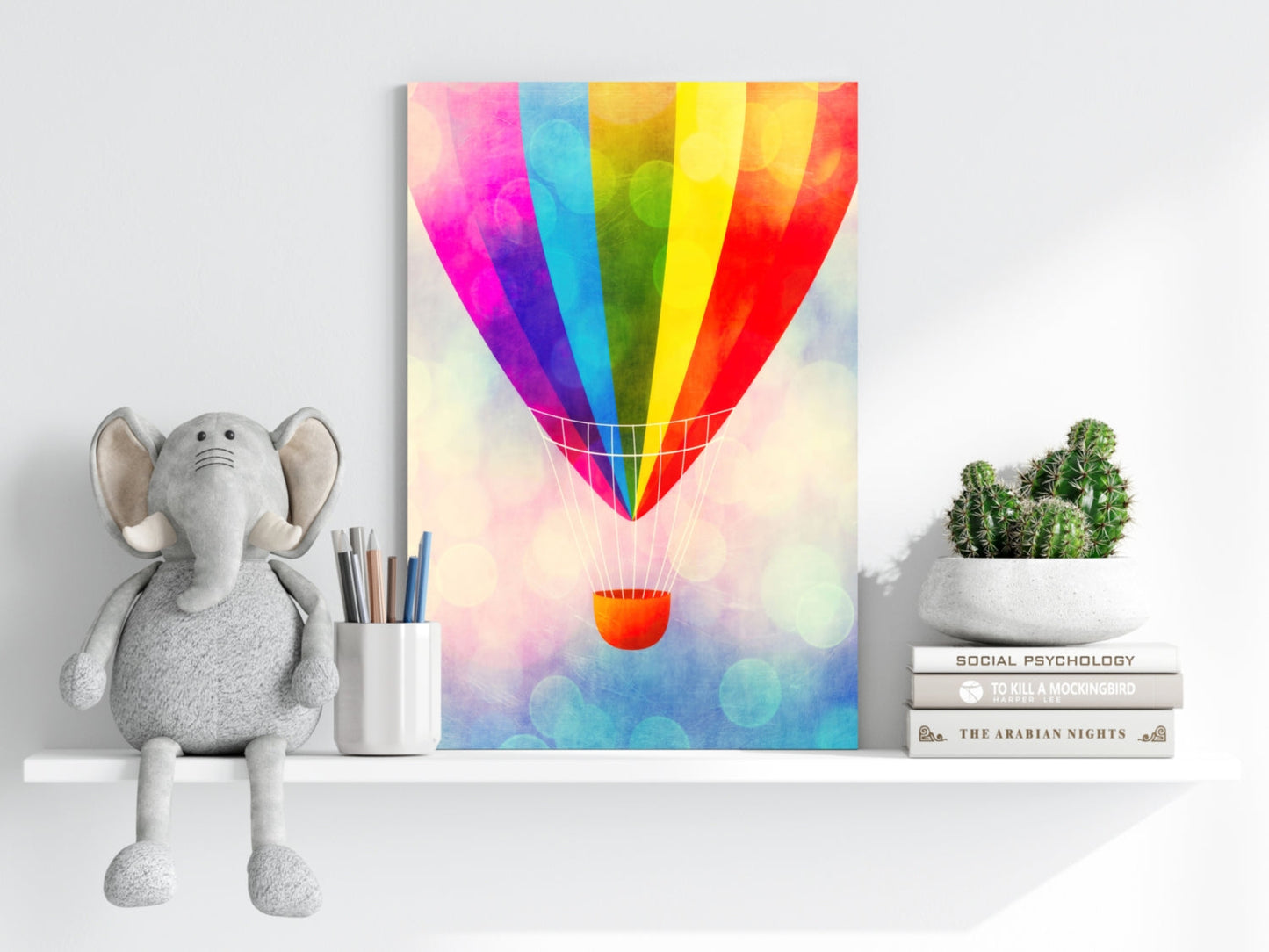 Air Balloon Aluminum Print