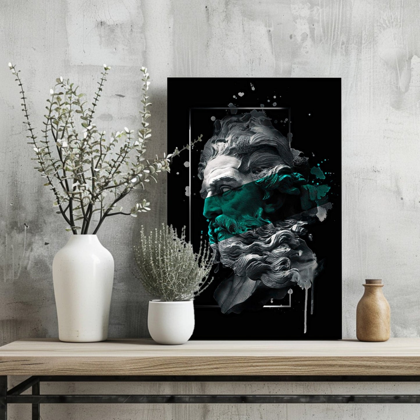 Poseidon Emerald Aluminum Print