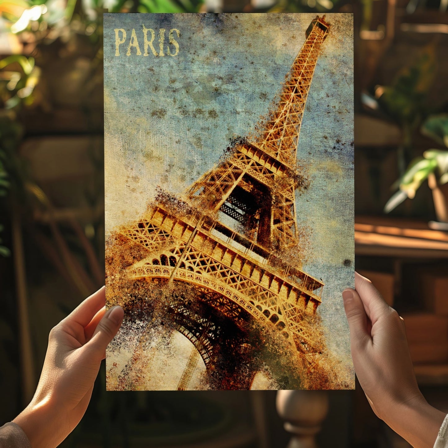 Eiffel Tower Aluminum Print