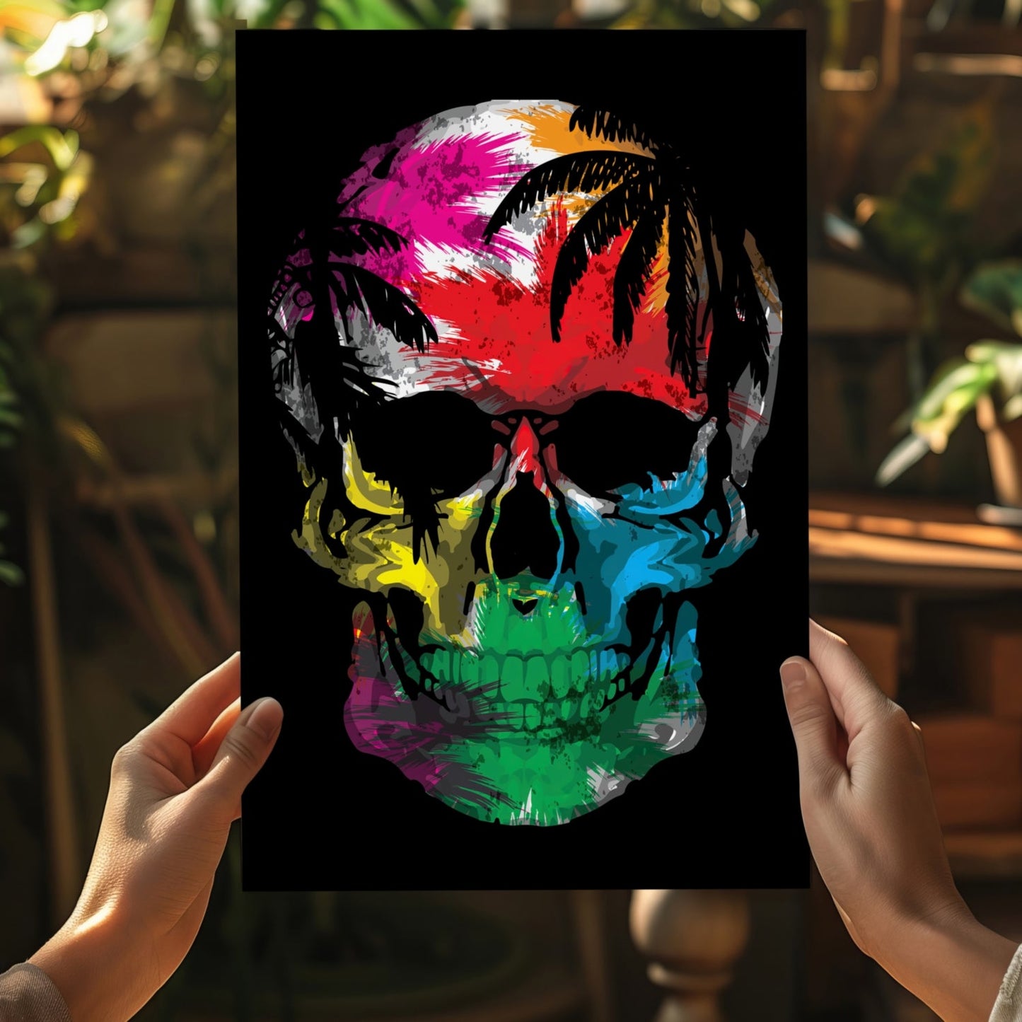 Skull Aluminum Print