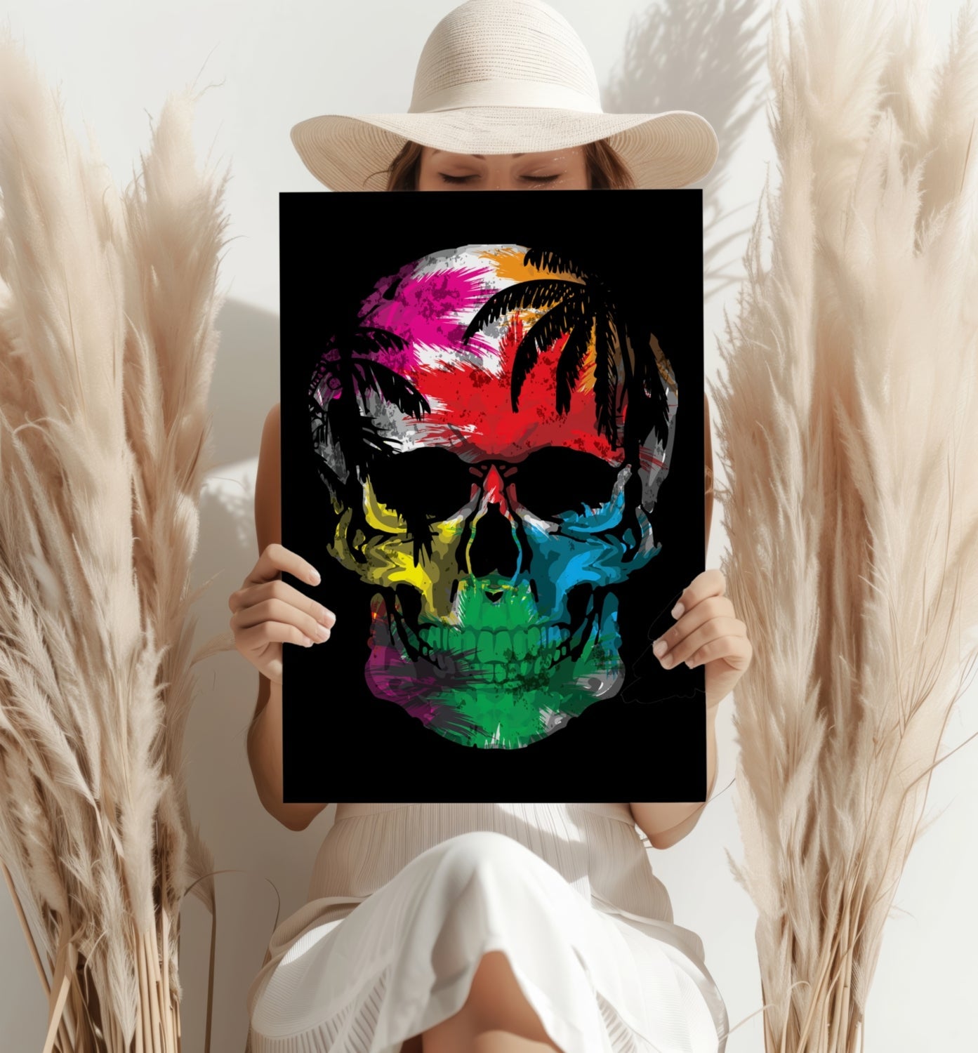 Skull Aluminum Print