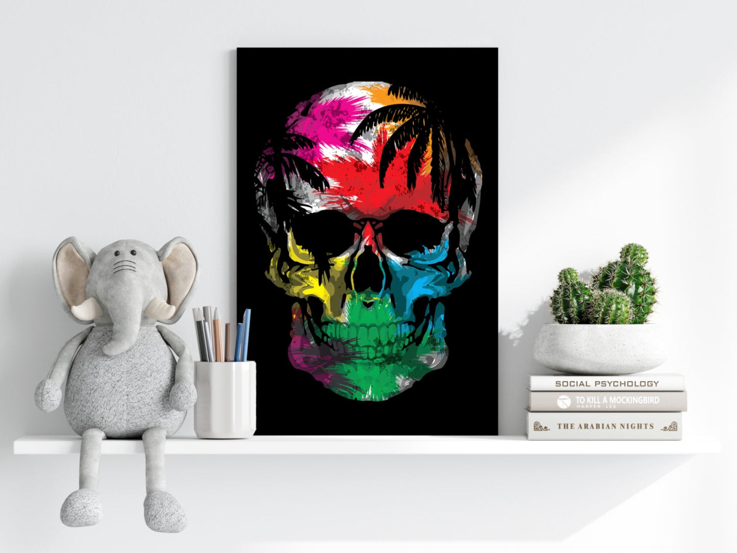Skull Aluminum Print