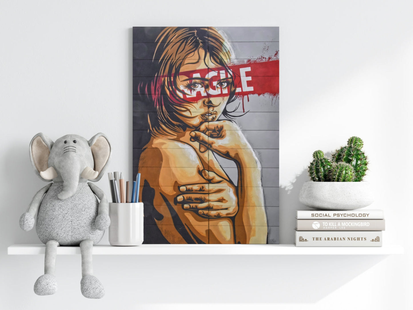 Fragile Aluminum Print