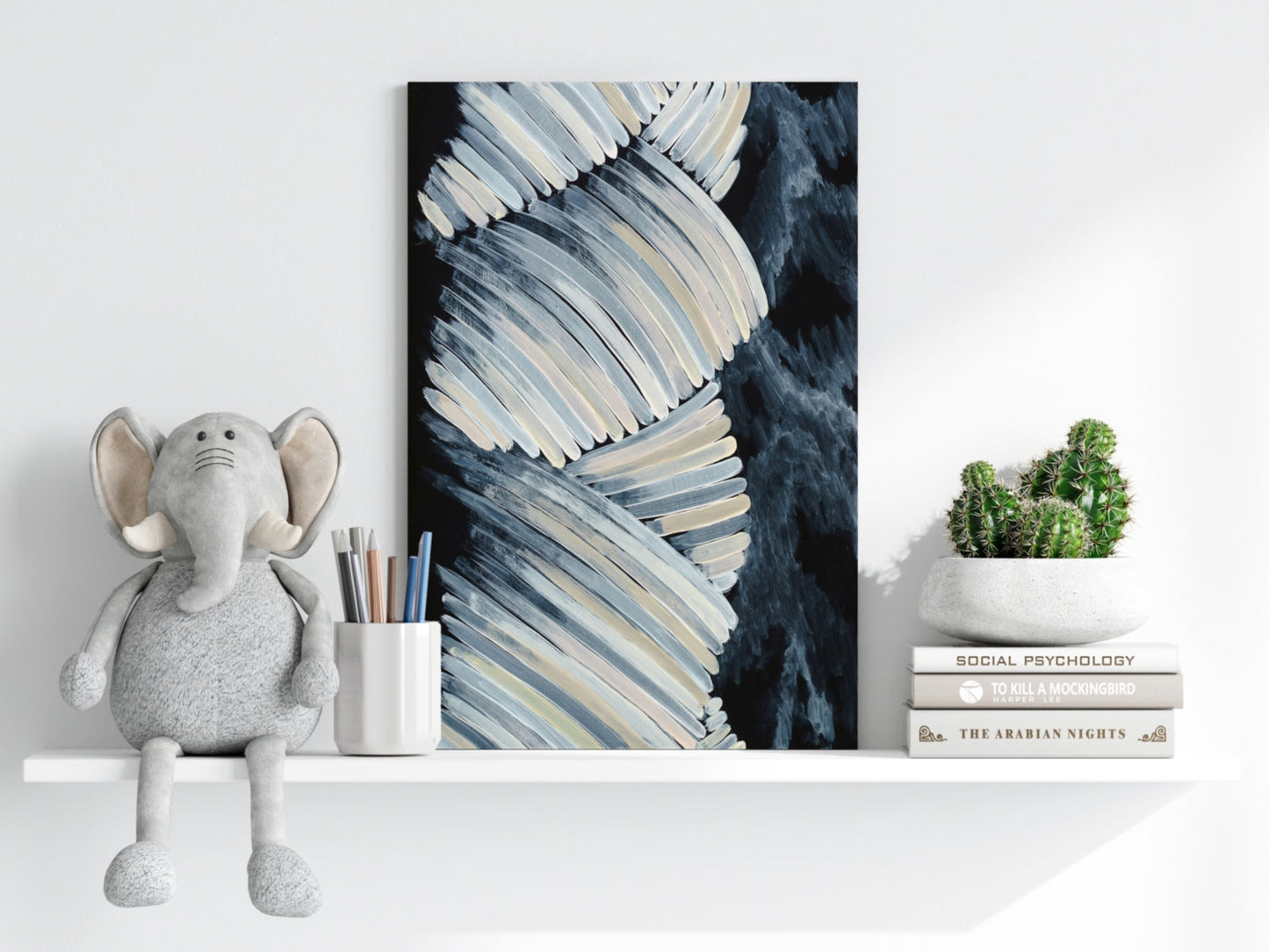 Abstract Drawing Aluminum Print