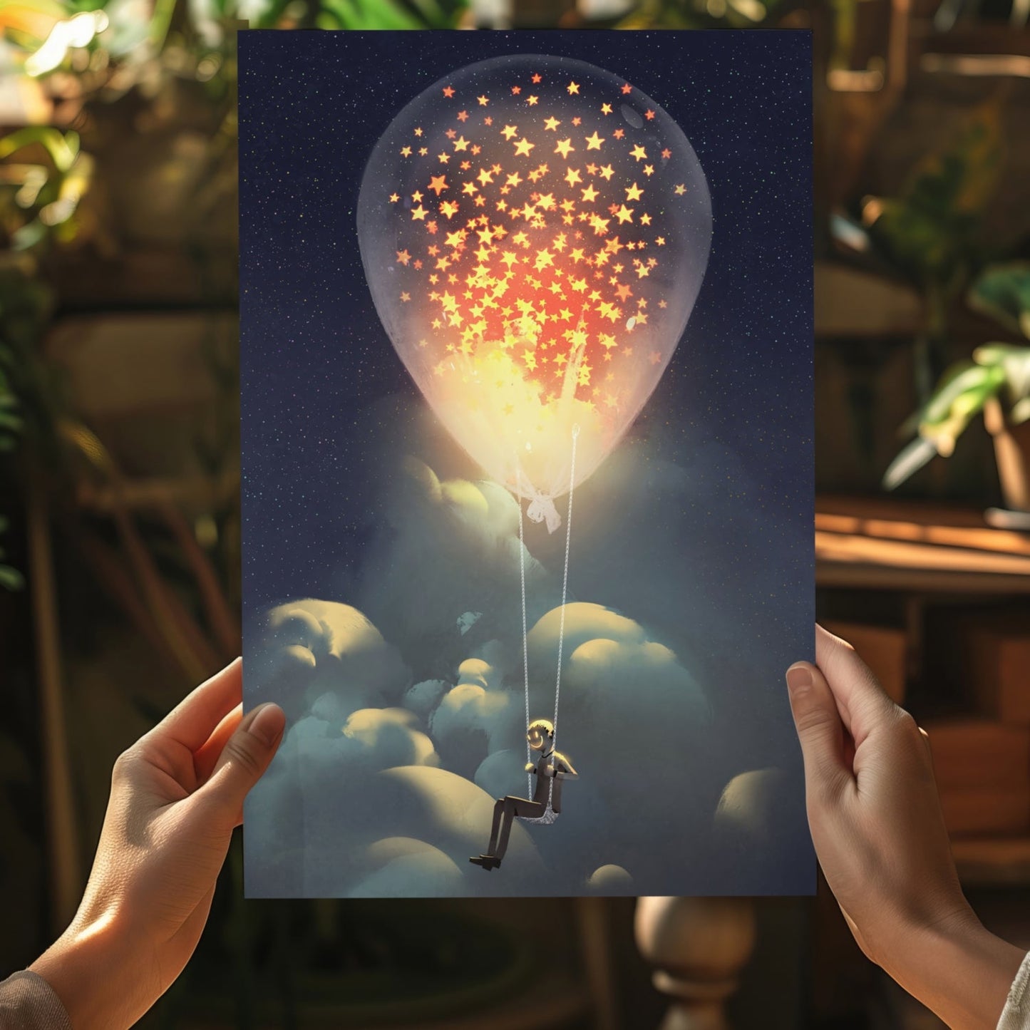 Dream Bulb Aluminum Print