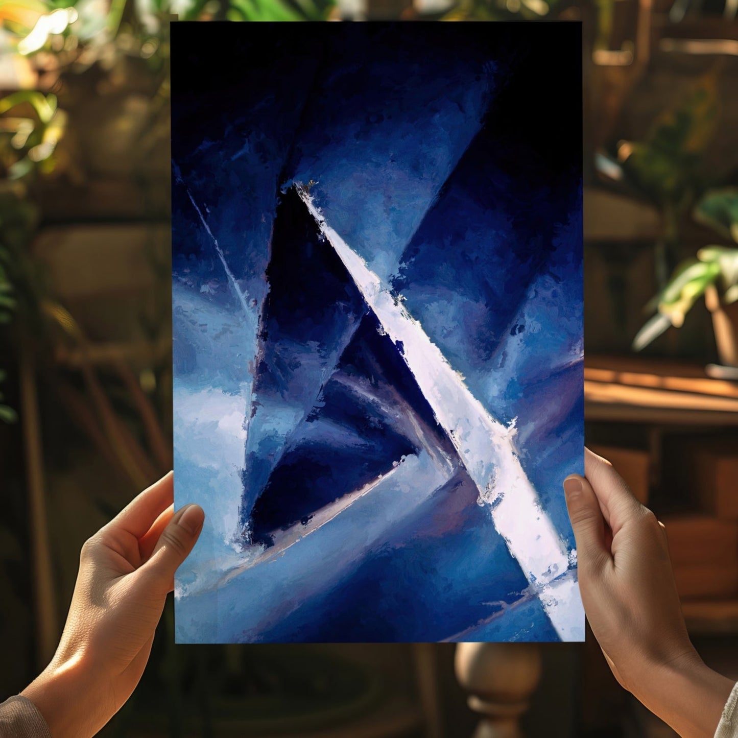 Abstract Geometry Aluminum Print