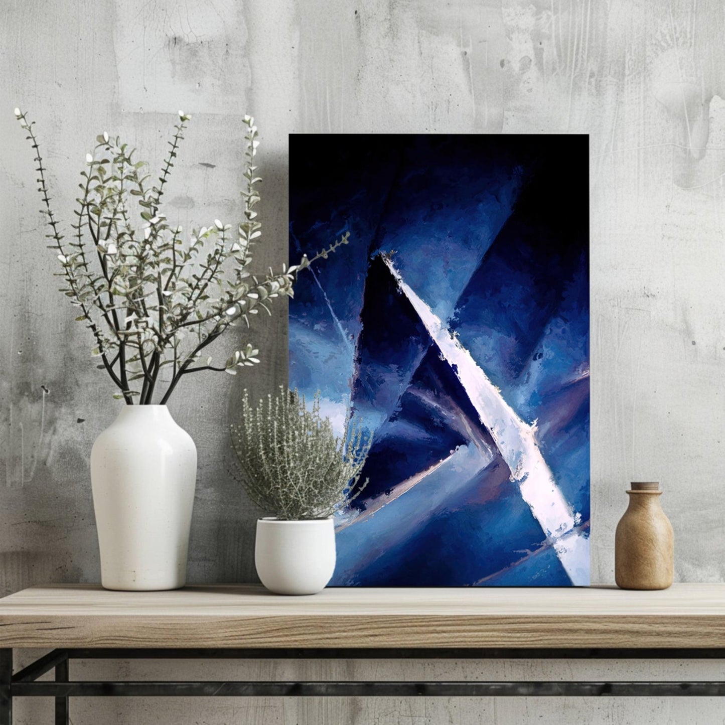 Abstract Geometry Aluminum Print