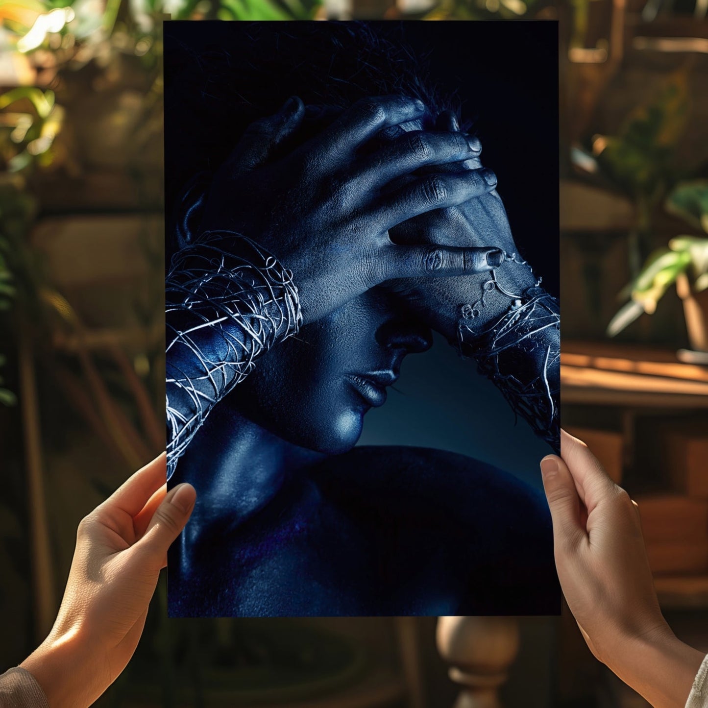 Woman Aluminum Print