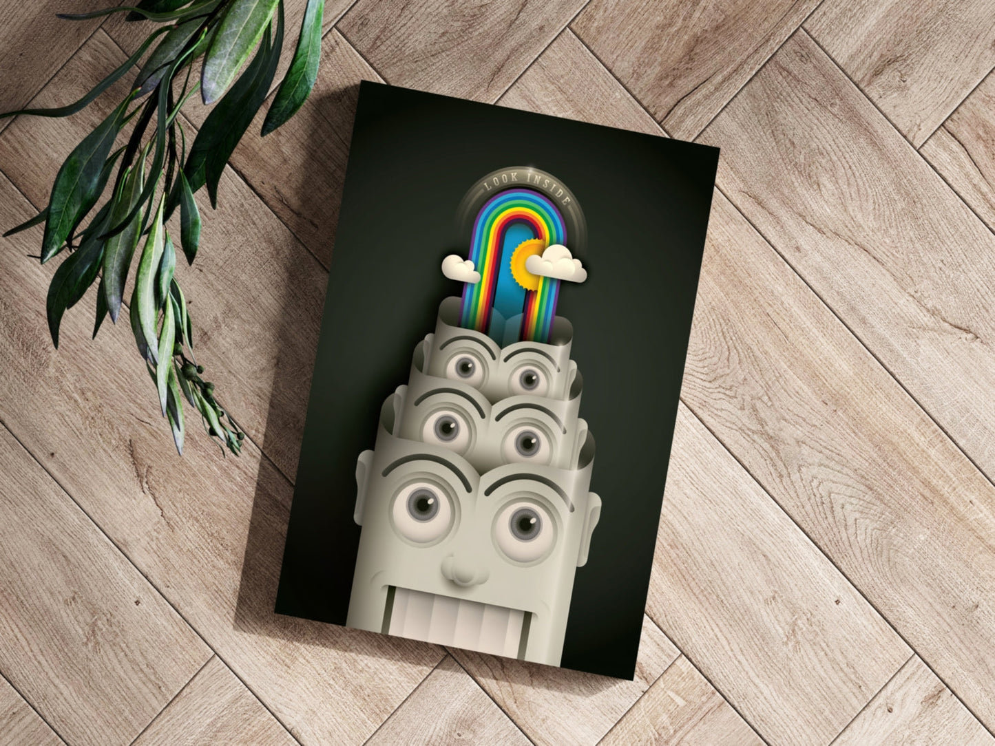 Colorful Mind Aluminum Print