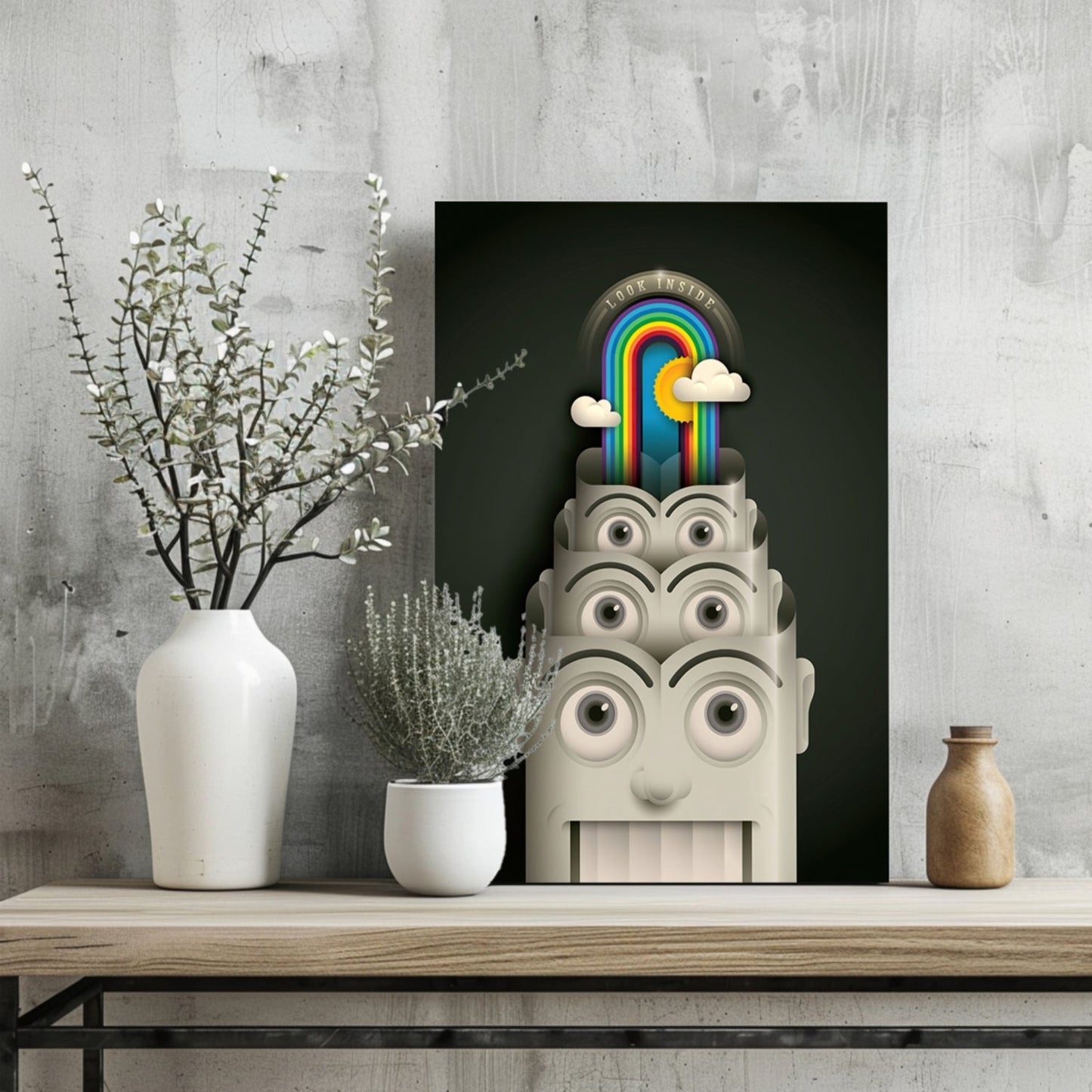Colorful Mind Aluminum Print