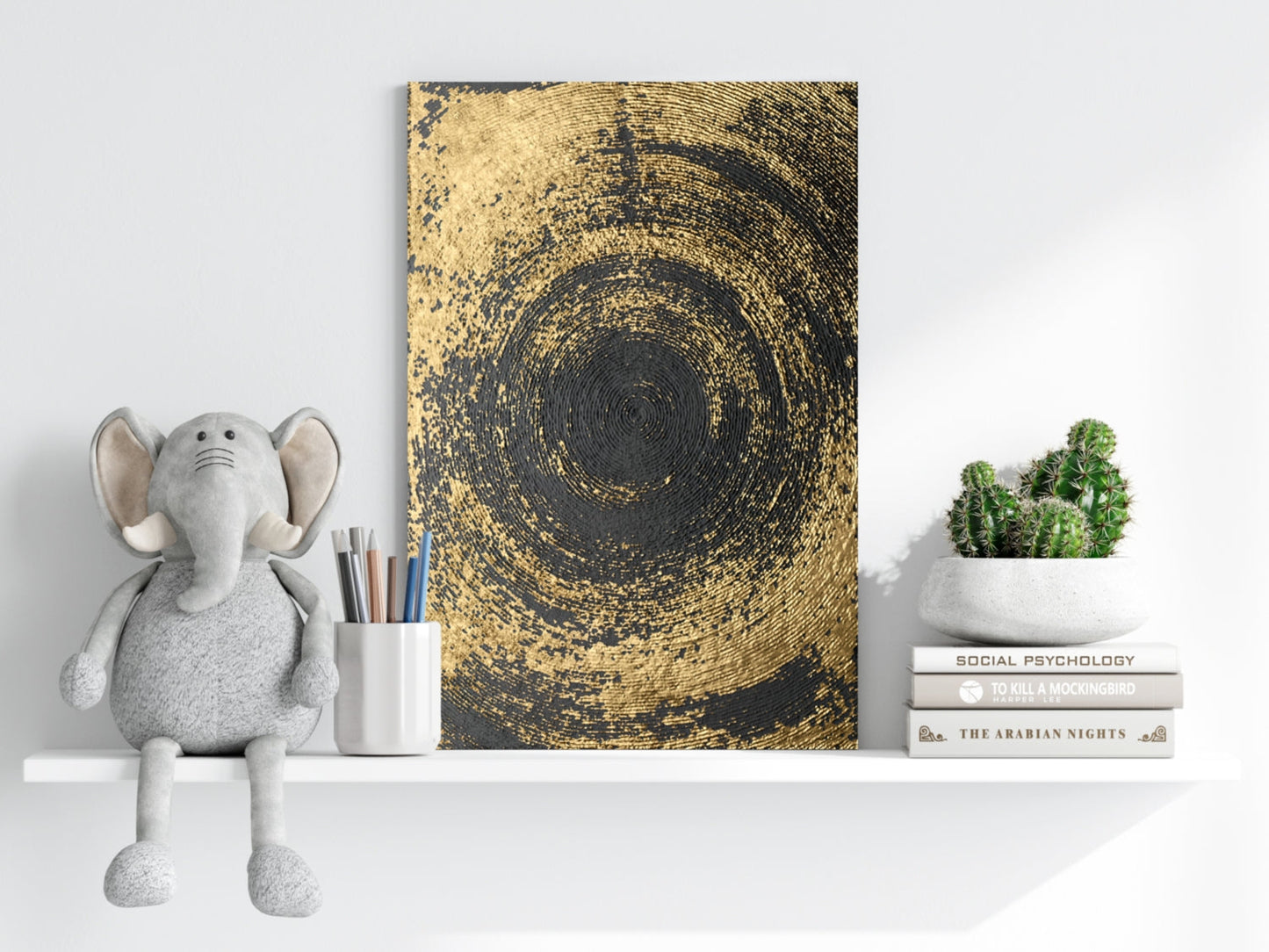 Abstract Elegance V1 Aluminum Print