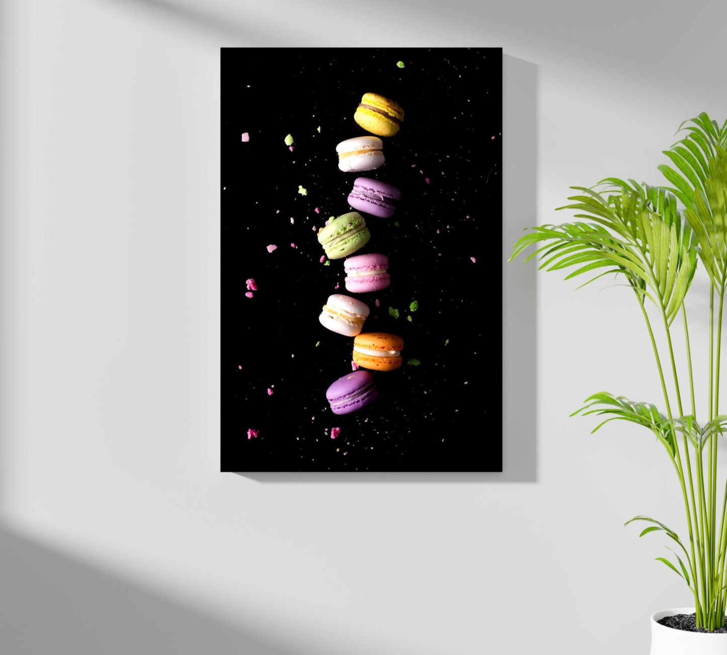 Colorful Macarons Aluminum Print
