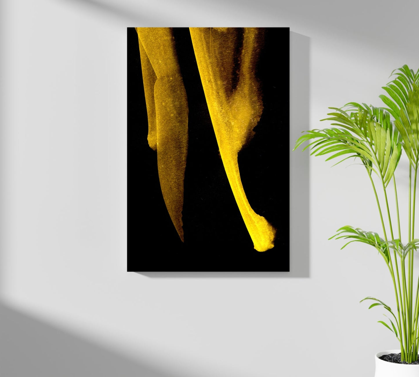 Shade of Gold V1 Aluminum Print