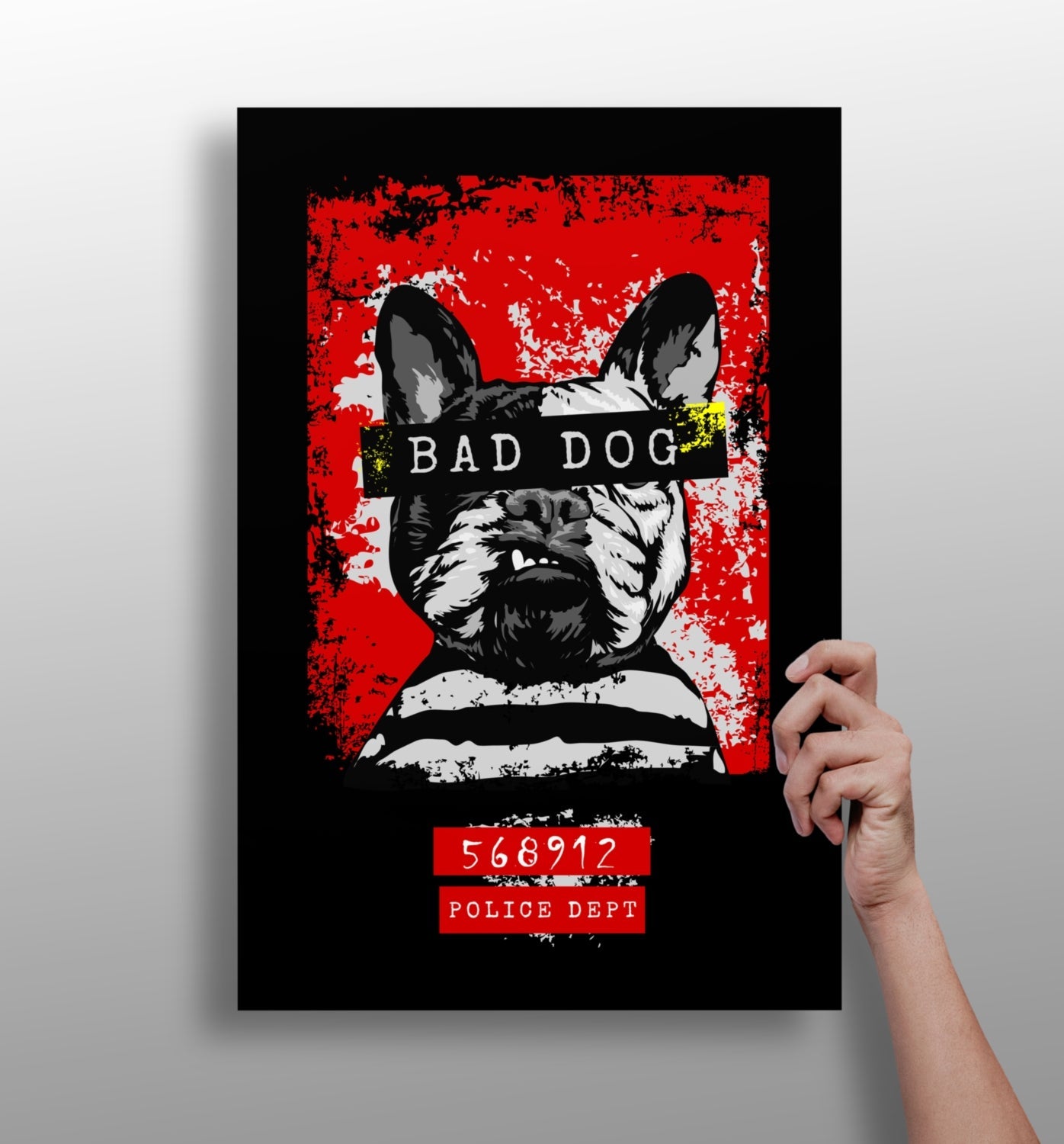Bad Dog Aluminum Print-0