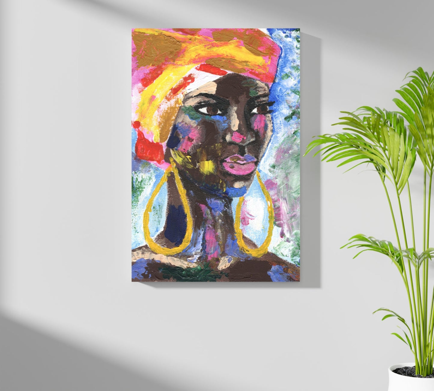 African Woman Aluminum Print
