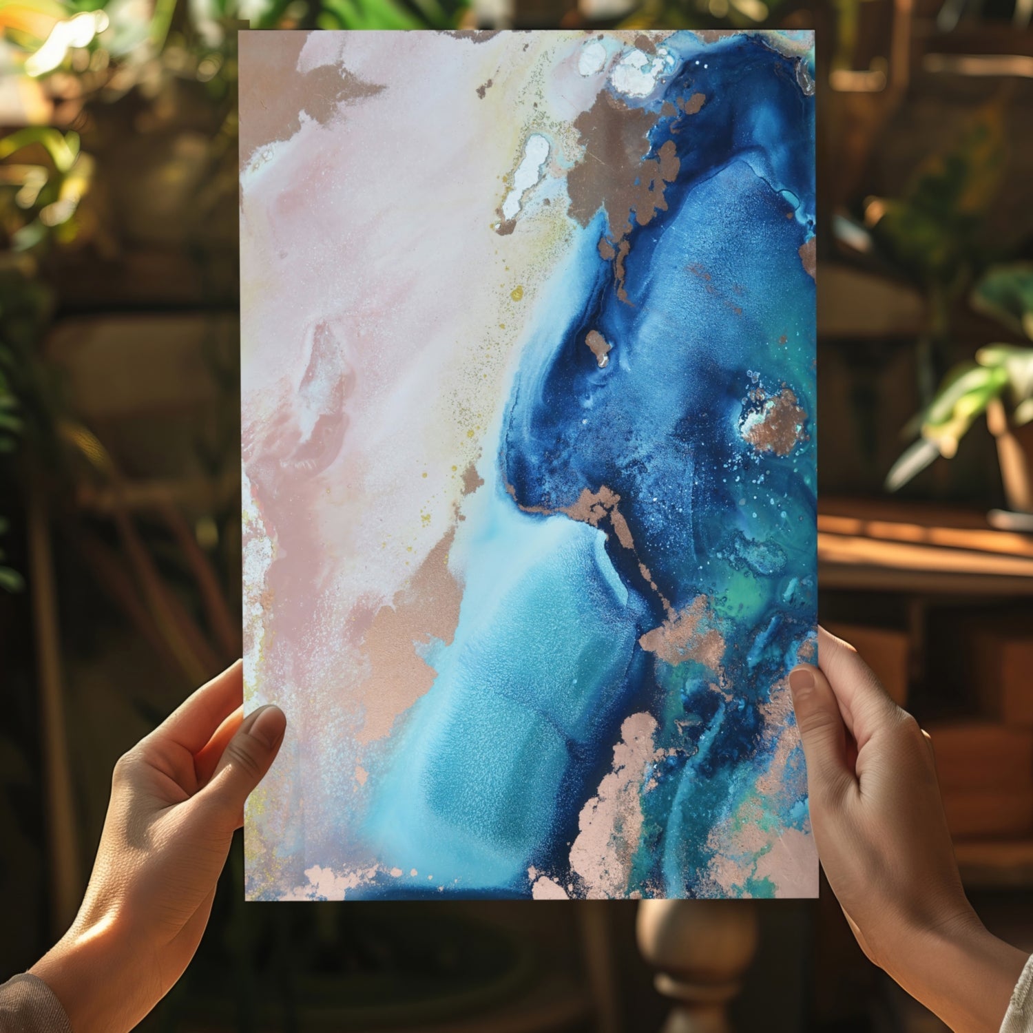 Abstract Paint Aluminum Print-4