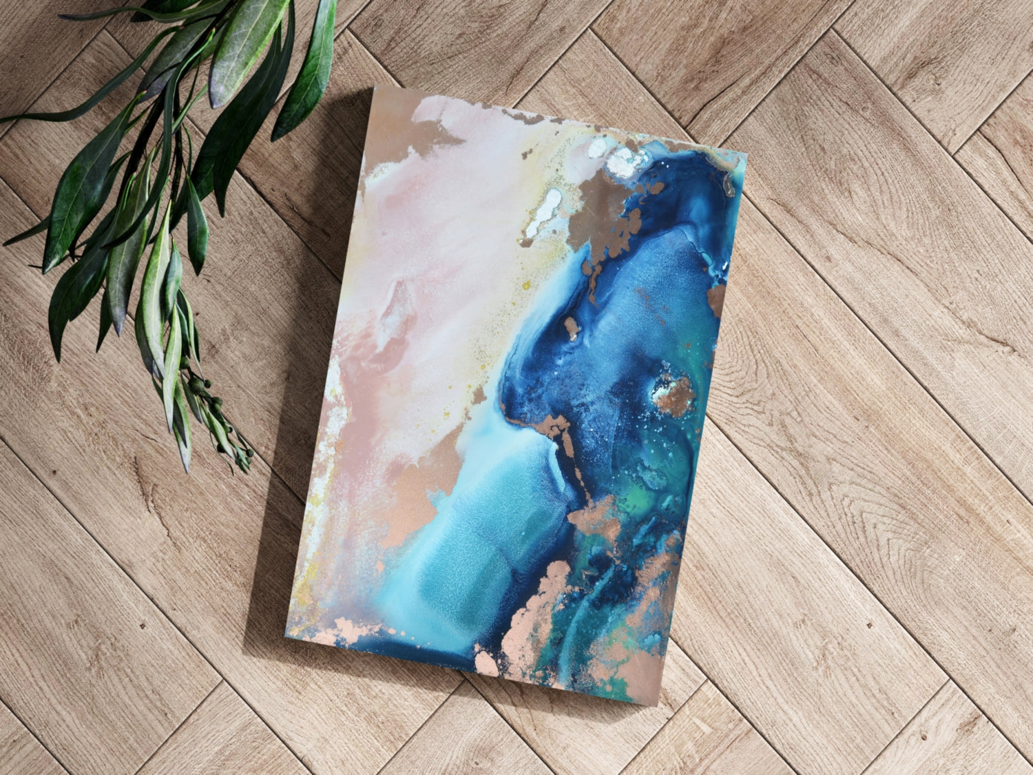 Abstract Paint Aluminum Print-2