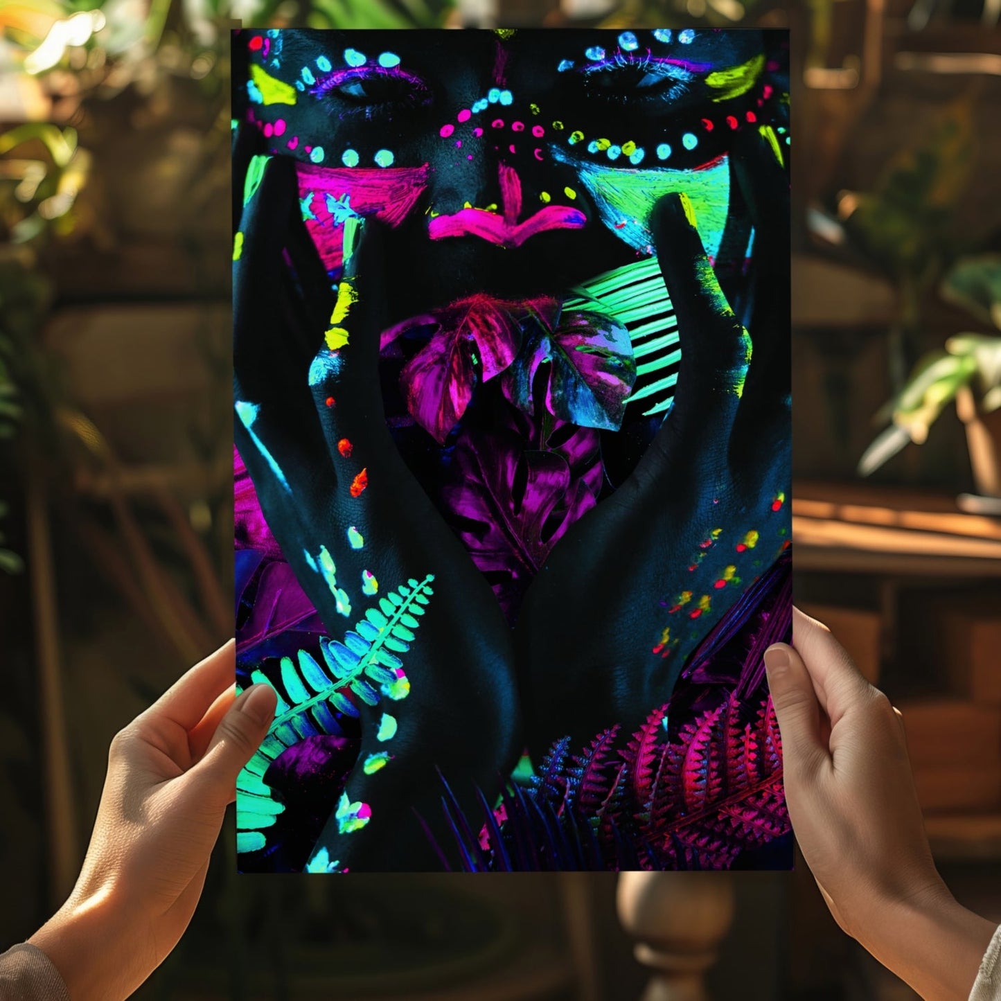 Amazon Woman Aluminum Print