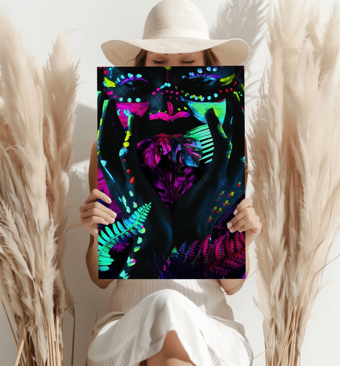 Amazon Woman Aluminum Print