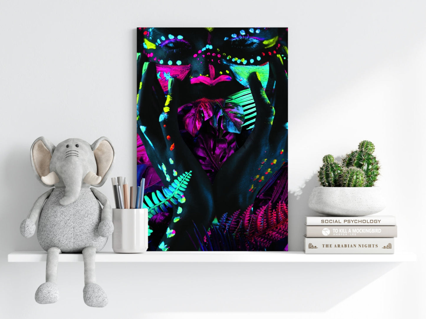 Amazon Woman Aluminum Print