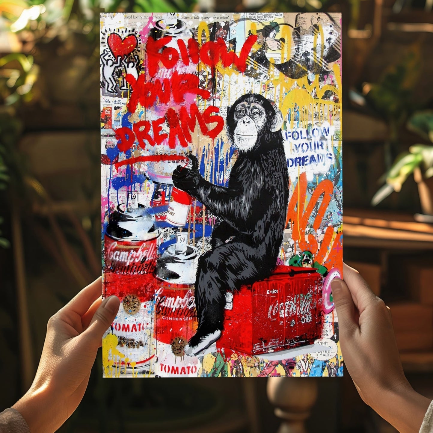 Intellectual Monkey Aluminum Print