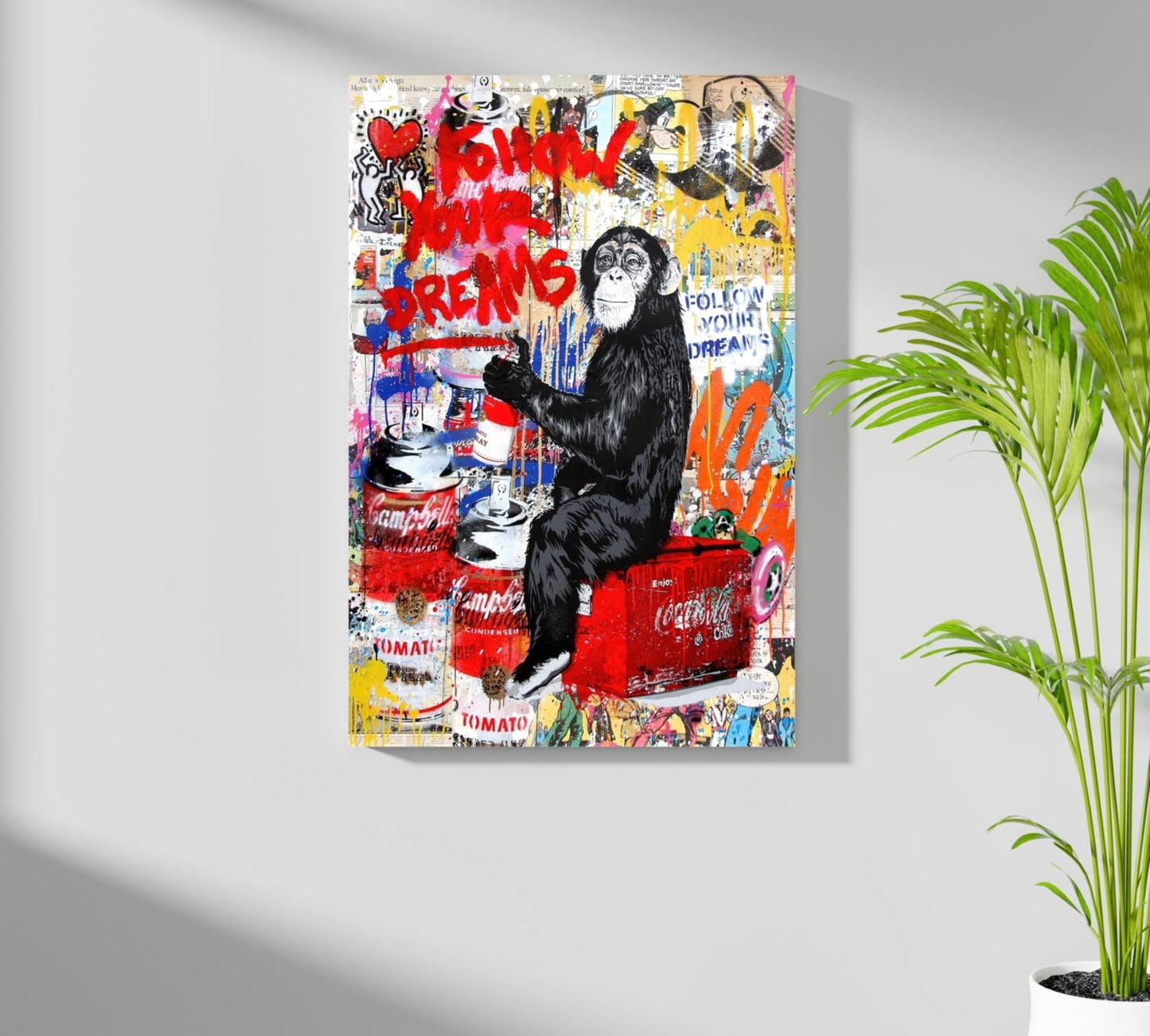 Intellectual Monkey Aluminum Print