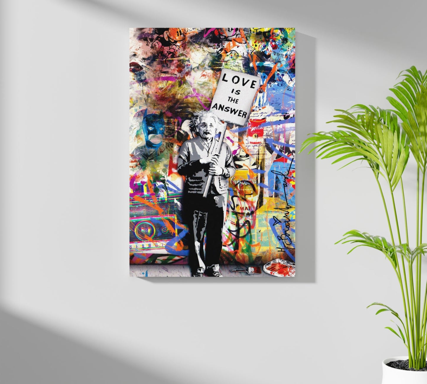 Love is The Answer Aluminum Print