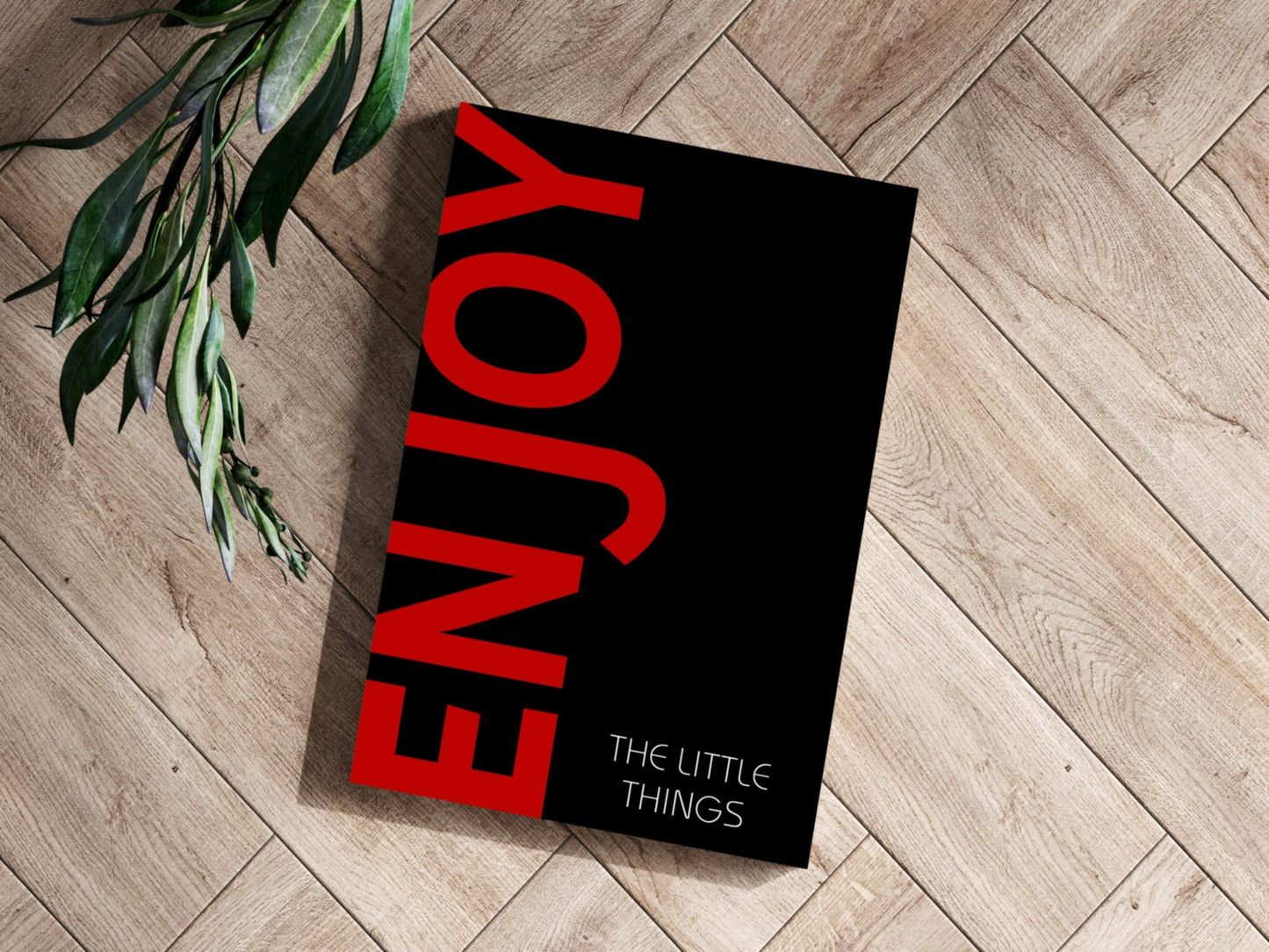 Enjoy The Little Things Aluminum Print