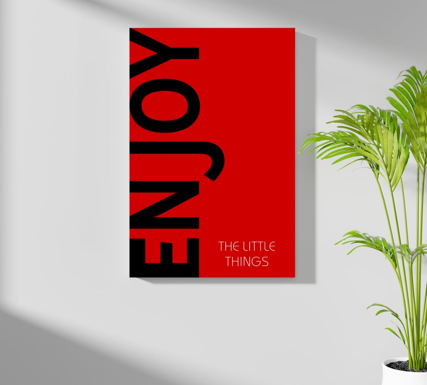 Enjoy The Little Things Aluminum Print
