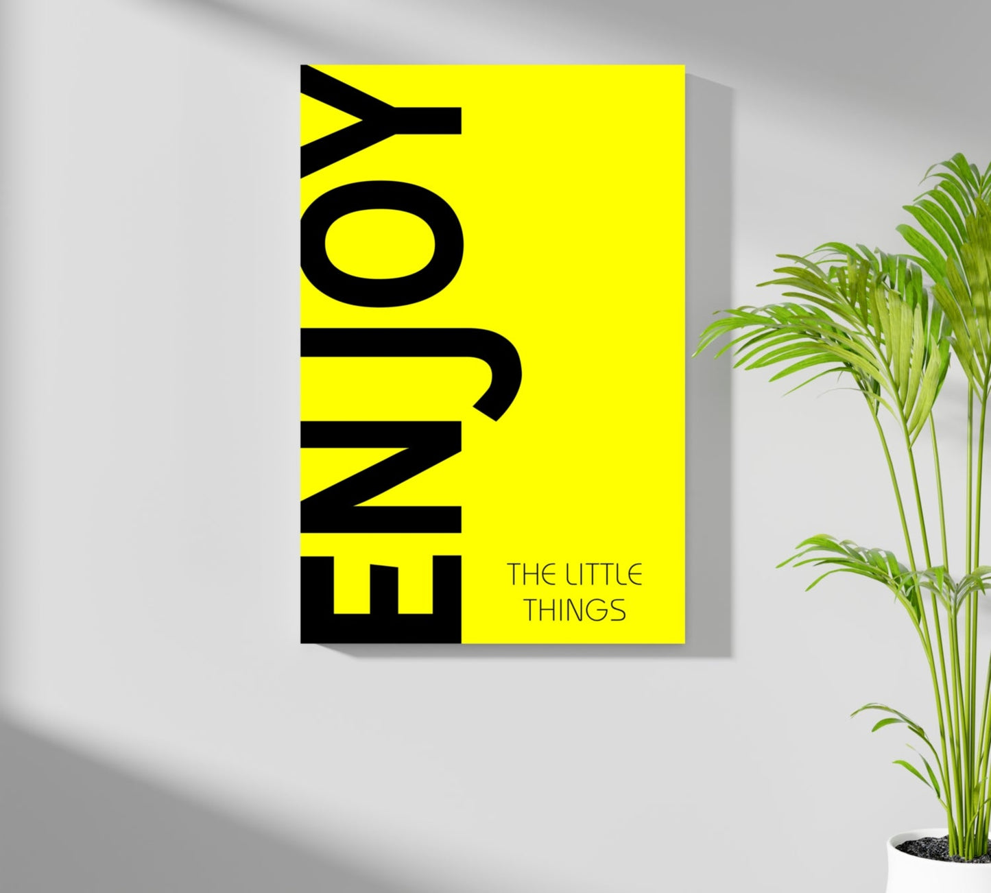 Enjoy The Little Things Aluminum Print