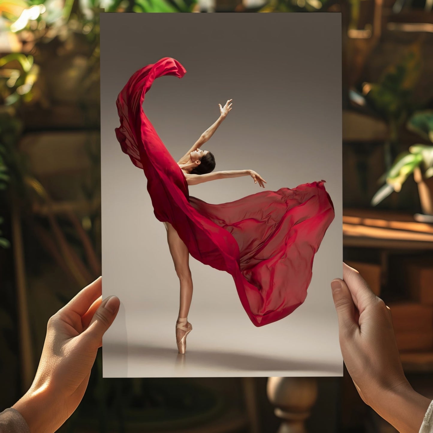 Ballet Dancer Aluminum Print