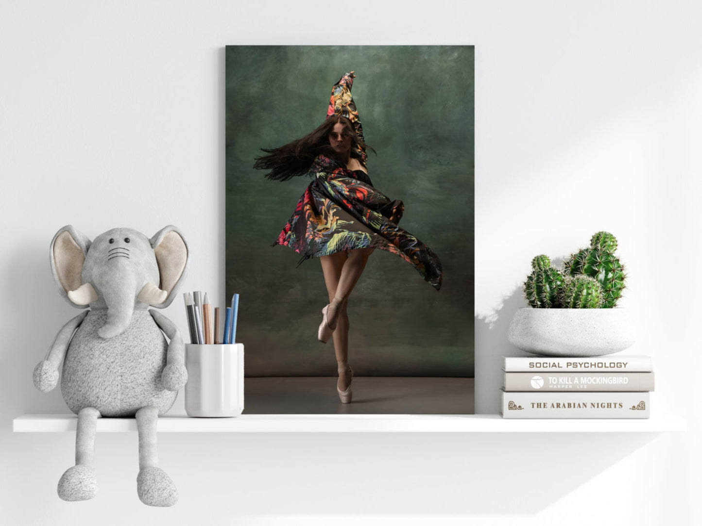 Ballet Dancer Aluminum Print