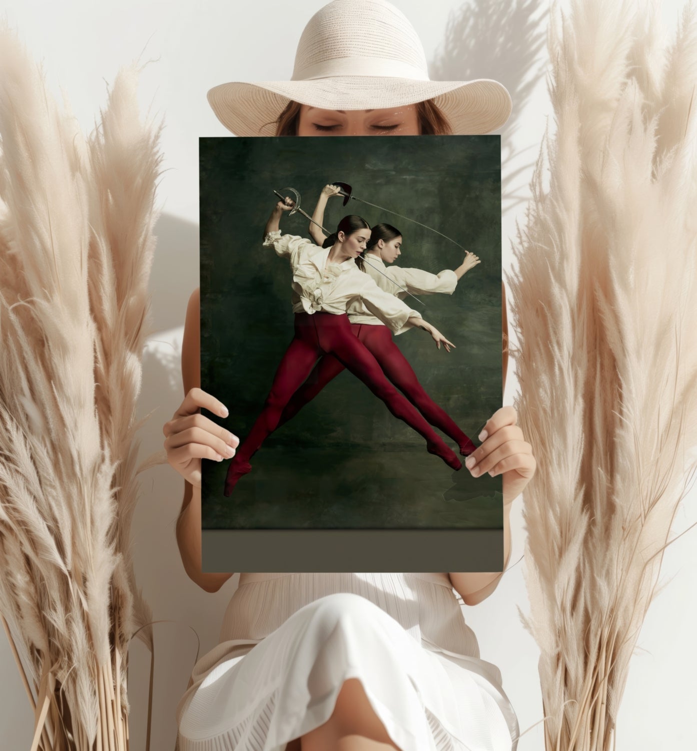 Ballet Dancer Aluminum Print
