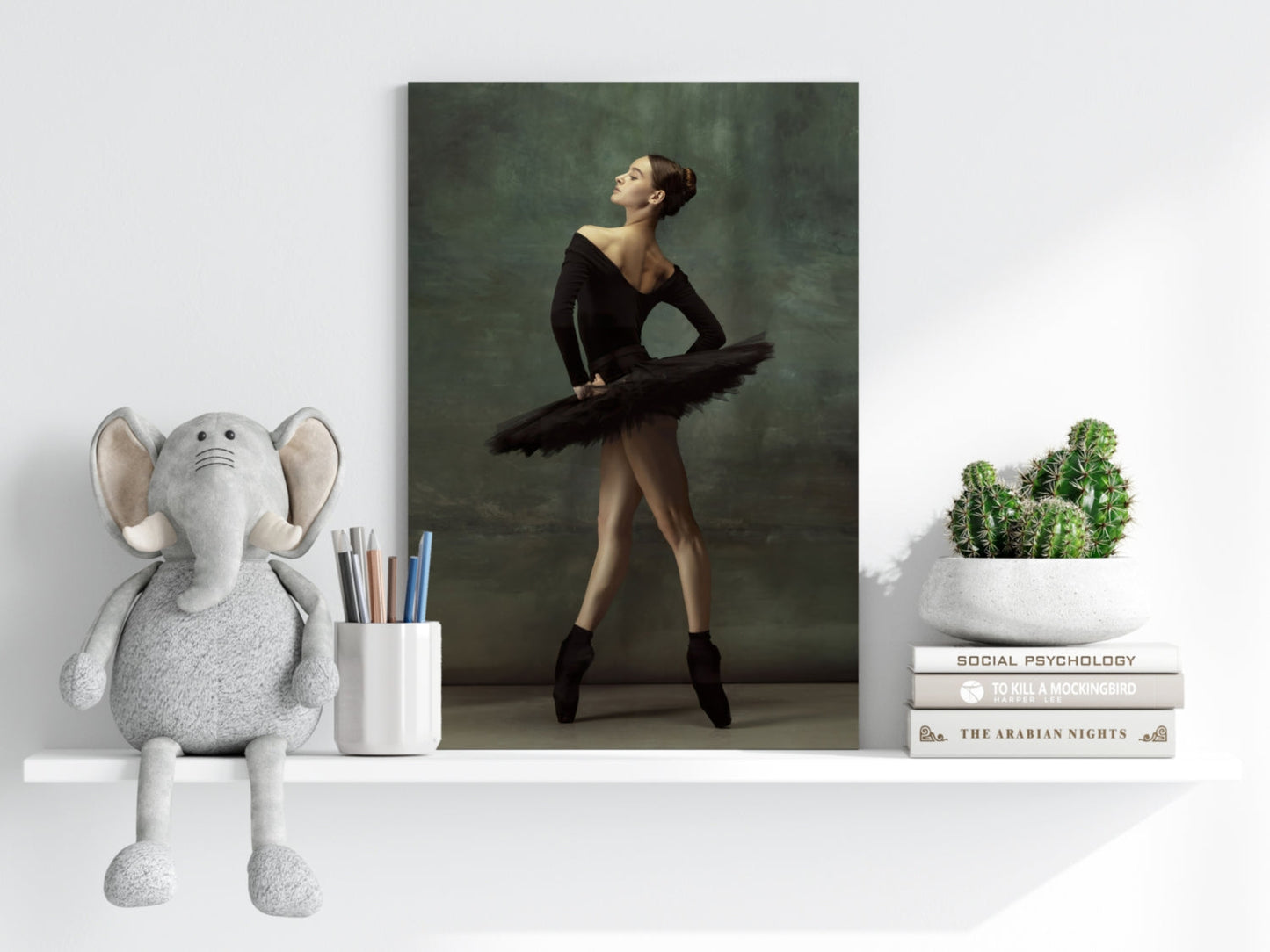 Ballet Dancer Aluminum Print