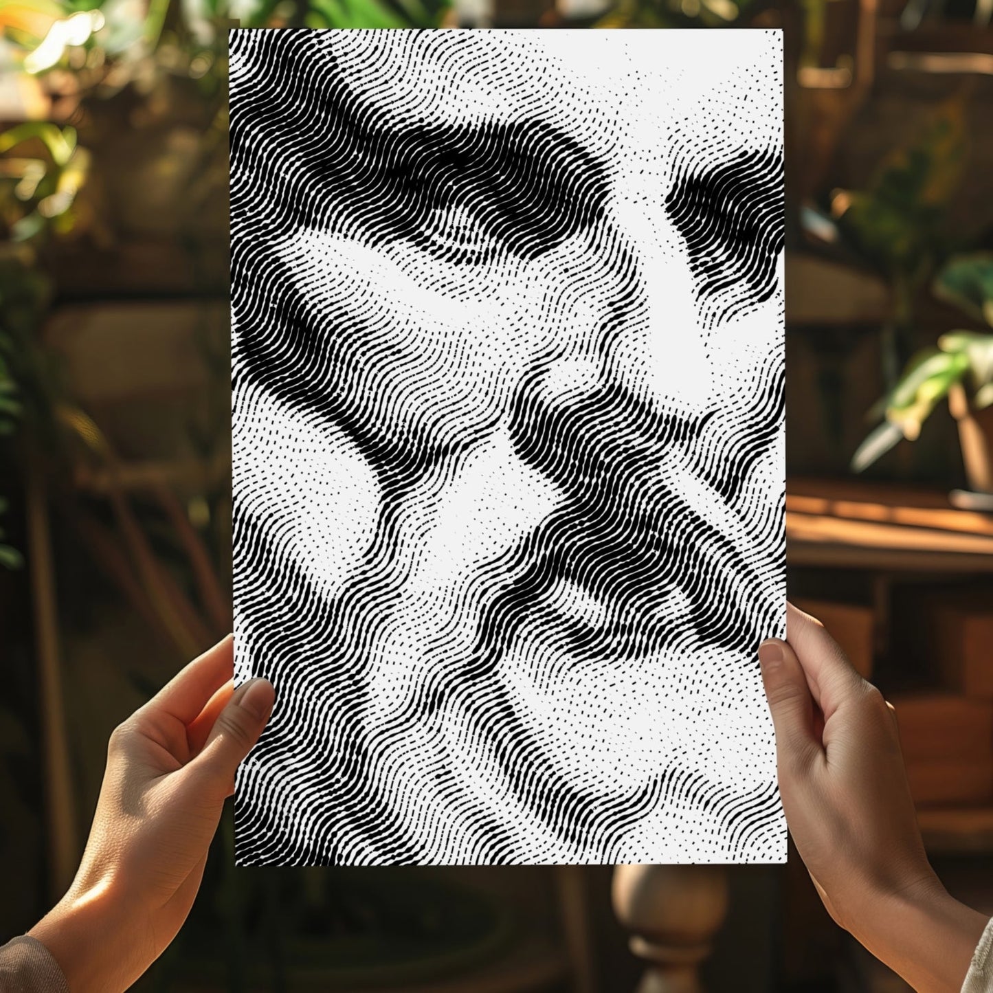 Statue Head Contemporary Aluminum Print